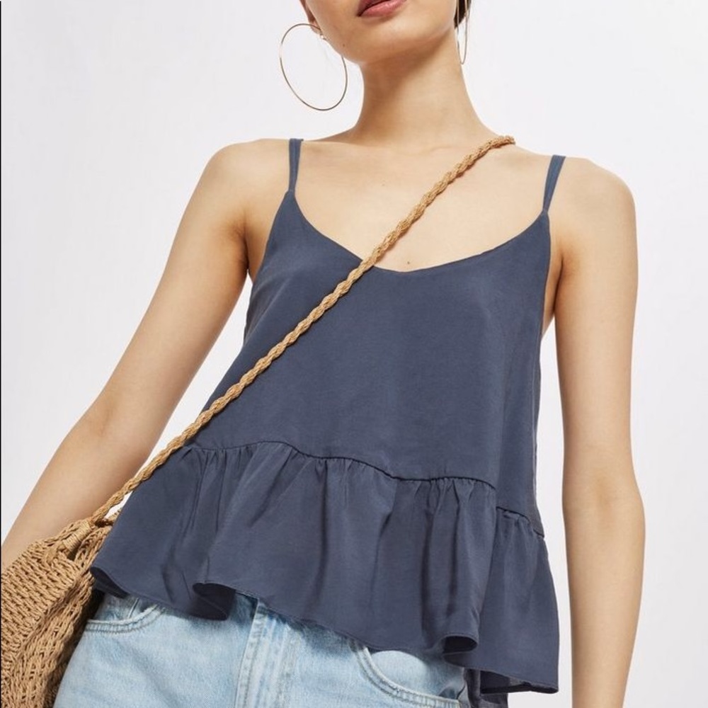 ❤️TOPSHOP RED PEPLUM CAMI/TOP❤️ - Picture 16 of 16